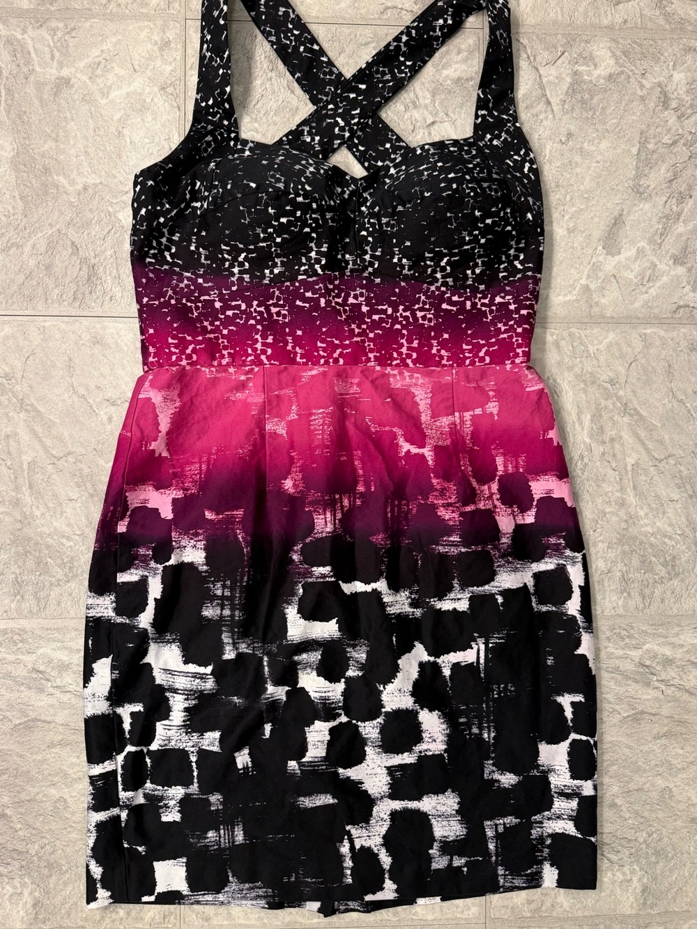 calvin klein pink and black dress | Dresses | Womens Calvin Klein Ombre Patterned Options:Leotard/Tutu/Hair Clip Style:Skater Berry First Birthday Mom